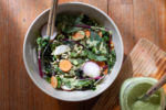 Zero Waste Recipe: Beet Greens Salad with Carrot Top Pesto Dressing