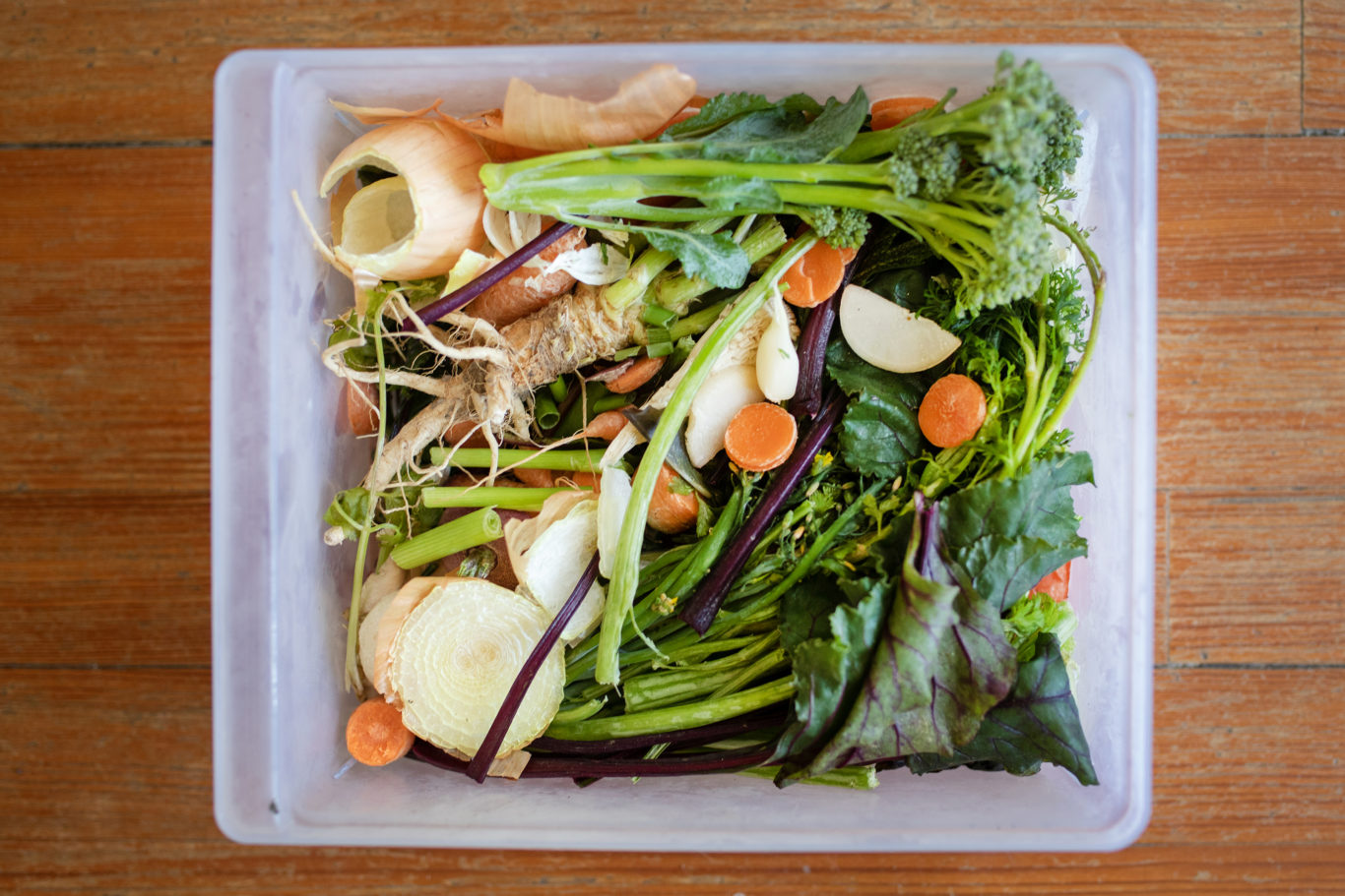 Zero Waste Recipe: Vegetable Scrap Stock | Texas Farmers Market