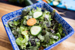 Spring Salad with Homemade Green Goddess Dressing