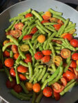 Market Recipe: Pesto Blistered Tomatoes & Green Beans